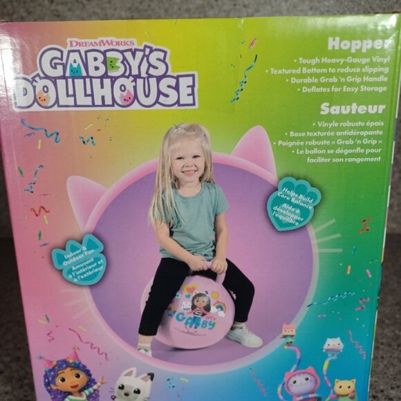 Hopper Ride On Bouncing Ball Gabby's Dollhouse Fun Toy 15 Inch - Picture 4 of 6